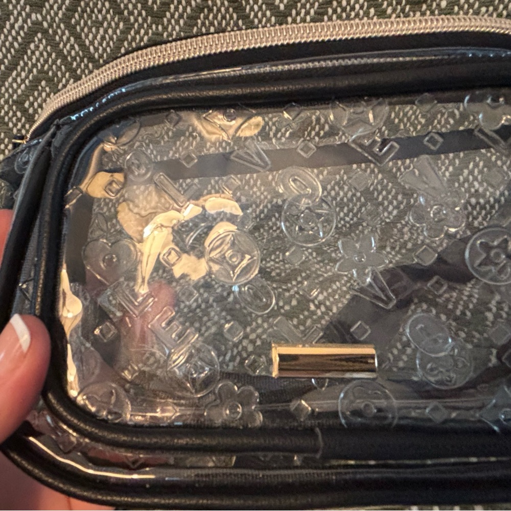 SOLD!!!!!Clear Fanny pack/crossbody stadium bag
